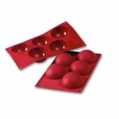 Форма силиконовая 5 порций Полусфера SF001/N Martellato. Форма силиконовая 5 порций Полусфера SF001/N Martellato.