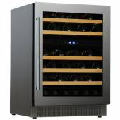 В Винный шкаф компрессорный, под столешницу DUNAVOX DAU-46.146DSS 2 температурные зоны В Винный шкаф компрессорный, под столешницу DUNAVOX DAU-46.146DSS 2 температурные зоны