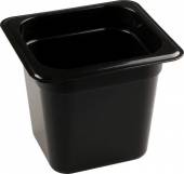 Гастроемкость GN1/6-150 полипропилен черная без крышки [422102113]