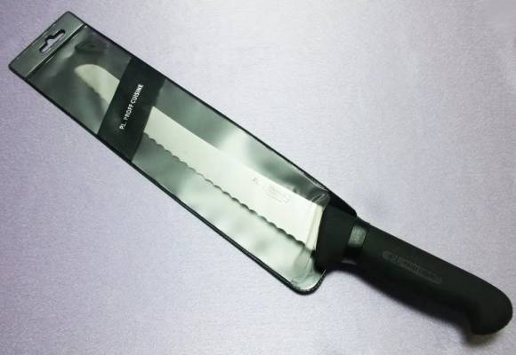 Нож для хлеба 250мм Pro-Line P.L.-PROFF CUISINE лезвие зубчатое, ручка пластик KB-7555-250C 99005016