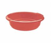 Миска круглая пластик 240мм бордовая 432103921  2,4л /41/