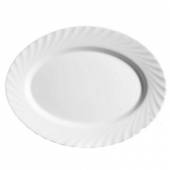 Блюдо овальное 330*245мм Norma Romantic опаловое стекло