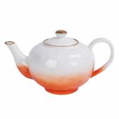 Чайник, 600 мл, фарфор,оранжевый цвет "The Sun" P.L. 170644 /1/ Чайник, 600 мл, фарфор,оранжевый цвет "The Sun" P.L. 170644 /1/