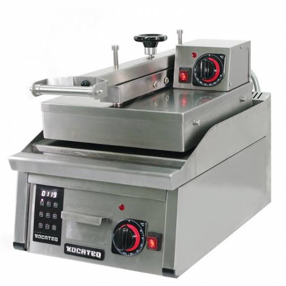 Гриль пресс (бройлер) полуавтоматический для жарки стейков и гамбургеров Kocateq GH33ED