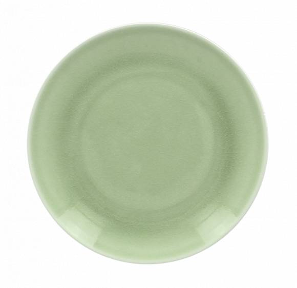 Тарелка плоская без полей 240мм RAK Porcelain Vintage фарфор зеленый VNNNPR24GR /12/