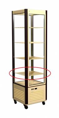 Полка-решетка 500х425мм ОФП 6.540.036 к холодильн. шкафам Carboma R400C/R400C Люкс, R800C/R800C Люкс