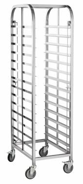 Тележка-шпилька для гастроемкостей Абат ТШГ-14-1/1, 14 уровней для GN 1/1, вся нерж.				