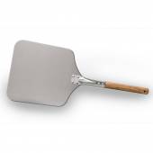 Лопата для пиццы 23*28см, общая длина 58см, деревянная ручка Hurakan HKN-09X11-058W Лопата для пиццы 23*28см, общая длина 58см, деревянная ручка Hurakan HKN-09X11-058W