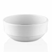 Салатник 230/200 мл. d=100 мм. поликарбонат, белый, штабелир. GP 77156