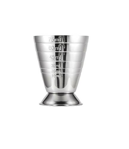 Джиггер нерж,15-75 мл. d=51 мм. h=67 мм. с делениями MGSteel 