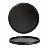 Тарелка мелкая с бортом 285мм, черный "Corone Bushido" [24092] фк6523