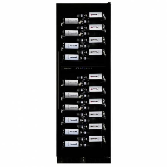 Винный шкаф компрессорный Dunavox DX-119.386DB 2 температурные зоны