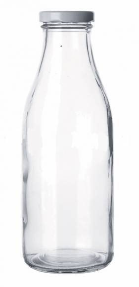 Бутылка с крышкой 1000мл для молока, соков 81200147 P.L. 15С253 /12/