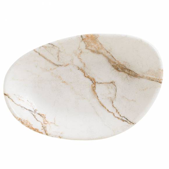 Соусник 70 мл 120*80 мм h=22 мм овальный Граникс, форма Ваго волнистый край Bonna F-GRXVAO12OKY