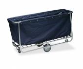 Тележка для прачечной ТП24 ОЛДАК нерж., колесная пара посередине, мешок 360л, г/п 150кг Тележка для прачечной ТП24 ОЛДАК нерж., колесная пара посередине, мешок 360л, г/п 150кг