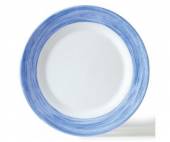 Тарелка d=235 мм голубой край Браш 48926  39239 /6/ Тарелка d=235 мм голубой край Браш 48926  39239 /6/