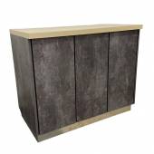 RD Прилавок кассовый металл+ЛДСП 1200х600х900 (без столешницы)