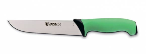 Нож кухонный разделочный TR 18 см Jero зеленая рукоять (широкий) 3070TRG
