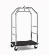 Тележка для багажа 104х64х180см ОЛДАК нерж., ковролин, 2 поручня, конусные ТМ 4.5 Тележка для багажа 104х64х180см ОЛДАК нерж., ковролин, 2 поручня, конусные ТМ 4.5