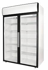 Шкаф холодильный 2-дверный Медико Polair ШХФ-1,0 ДС (R134a) с опциями, стеклянные двери, динамика