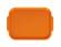 Поднос прямоугольный 45х35,5см оранжевый с ручками (166) MG 1730 14368 мки106 /10/