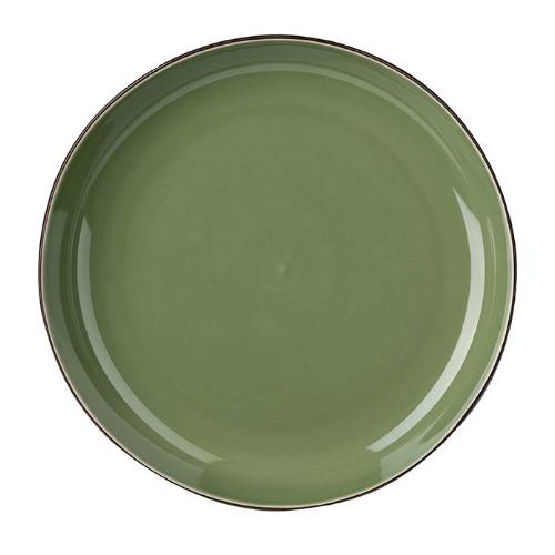 Тарелка глубокая «Сейдж»; фарфор; D=23см; зелен., бронз. «Кунстверк» HL483510