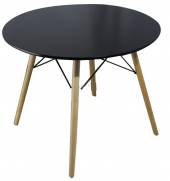 Стол обеденный BM-T08 900*900 черный Стол обеденный BM-T08 900*900 черный