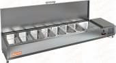 Витрина холод. настольная с крышкой Hicold VRTU 1485 вместимость 5х1/3+1/2 Витрина холод. настольная с крышкой Hicold VRTU 1485 вместимость 5х1/3+1/2