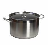 Кастрюля нерж. с крышкой 15л Luxstahl кт577 (d=31,5см h=21см) Кастрюля нерж. с крышкой 15л Luxstahl кт577 (d=31,5см h=21см)