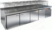 Стол холодильный HICOLD GN1111/TN LT SH   4 двери Стол холодильный HICOLD GN1111/TN LT SH   4 двери