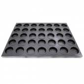 Лист для выпечки маффинов и кексов 85 мм 530*325 с антипригарным покрытием Лист для выпечки маффинов и кексов 85 мм 530*325 с антипригарным покрытием
