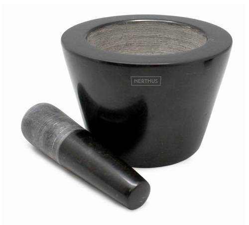 Ступка d=125 мм. h=90 мм. с пестиком 130 мм., мрамор VB FIH 070 Ступка d=125 мм. h=90 мм. с пестиком 130 мм., мрамор VB FIH 070