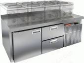 Стол холодильный HICOLD GN 12/TN LT SH 1 дверь, 2 ящика Стол холодильный HICOLD GN 12/TN LT SH 1 дверь, 2 ящика