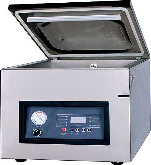 Вакуумный упаковщик Hualian DZ-500T SS (нерж.)