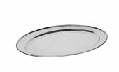 Блюдо сервировочное овальное «Проотель» сталь нерж. ,L=60,B=43см серебрист.