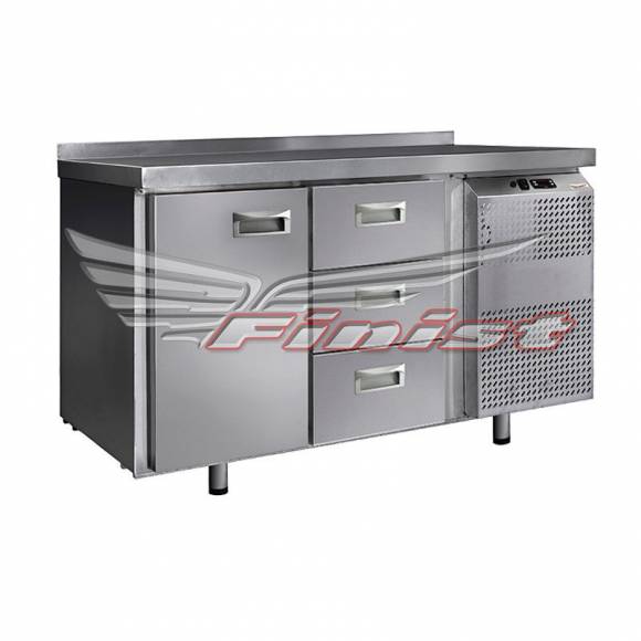 Стол холодильный Финист СХС-600-1/3 динамика 1 дверь, 3 ящика