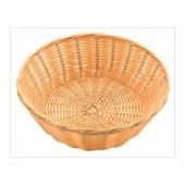 Корзина для хлеба круглая 200х70мм полиротанг бежевая SUNNEX (С03002) 95001192 55244