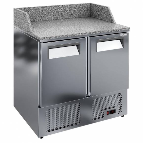 Стол холодильный Grande С Polair TMi2pizza-GC 2 двери столешница гранит