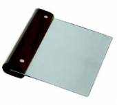 Скребок 130х110мм нерж. с деревянной ручкой Maco