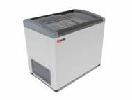 Ларь морозильный с наклонным гнутым стеклом Frostor Gellar FG 375 E серый