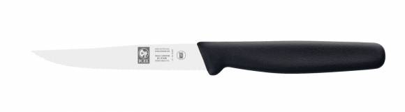 Нож для овощей 100/200 мм. черный с волн. кромкой PRACTICA Icel 24100.5304000.100