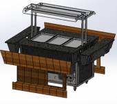 Столешница-вставка Refettorio (шведский стол островной) 1050х192мм
