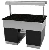 Прилавок с тепловой камен. поверхностью Stone Island Gastrolux ТМ-1610/ПК/SI для 4хGN1/1 Прилавок с тепловой камен. поверхностью Stone Island Gastrolux ТМ-1610/ПК/SI для 4хGN1/1