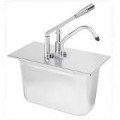 Дозатор для соусов с гастроемкостью GN 1/4*200 мм и дозированием рычагом Kalando KD0214 Дозатор для соусов с гастроемкостью GN 1/4*200 мм и дозированием рычагом Kalando KD0214