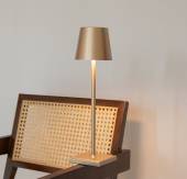 Лампа настольная беспроводная d=11 см. h=38 см. нерж., золотая LED POST-MODERN MGline 75050 Лампа настольная беспроводная d=11 см. h=38 см. нерж., золотая LED POST-MODERN MGline 75050