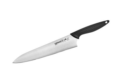 Нож кухонный Шеф 221мм Samura GOLF AUS-8  SG-0085/K
