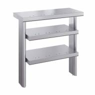 Полка 3-ярусная 800х300х832мм П-3. 800-02 для прилавка горячих напитков линии Atesy (Ривьера)