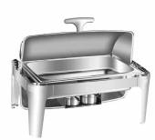 Чафинг-диш MVQ STANDART 9 л с крышкой ROLL-TOP 1 гастроемкость Чафинг-диш MVQ STANDART 9 л с крышкой ROLL-TOP 1 гастроемкость