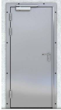 Распашная дверь одноств. технологическая РДОТ(EI60)-1000.2100-60, противопожарная