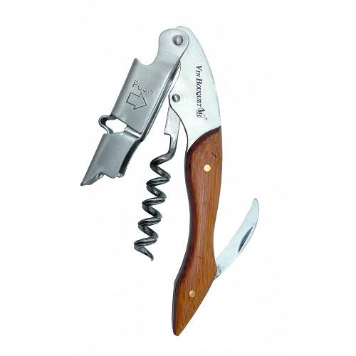 Нарзанник 3-х функц. двухступен. ручка дерев., нерж. VB FID 082